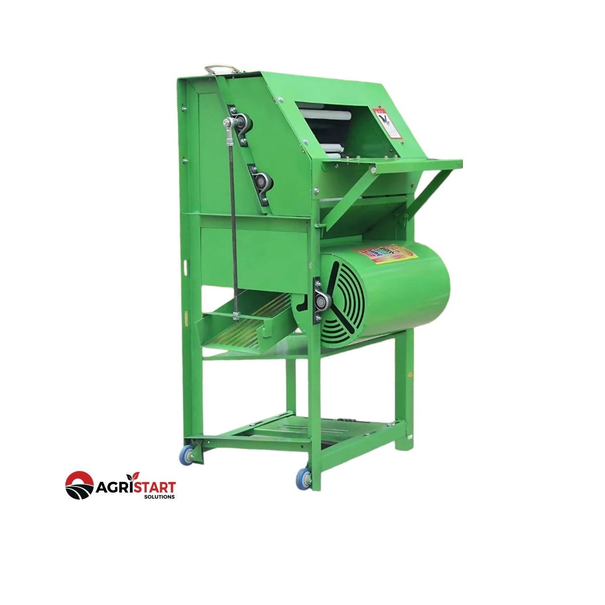 Compact Green Peanut Harvester & Processing Machine