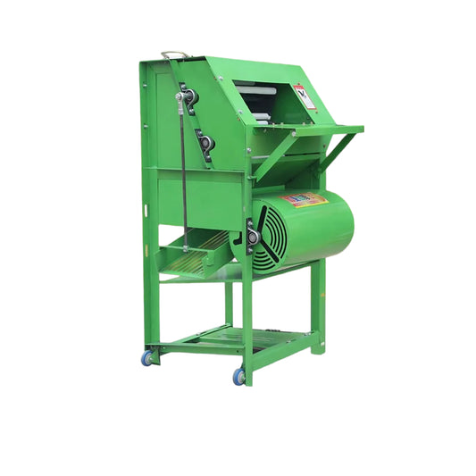 Compact Green Peanut Harvester & Processing Machine