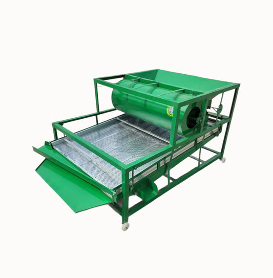 Grain Sieve Machine - Electric Grain Cleaner - Multifunctional Screening with Blowing Action
