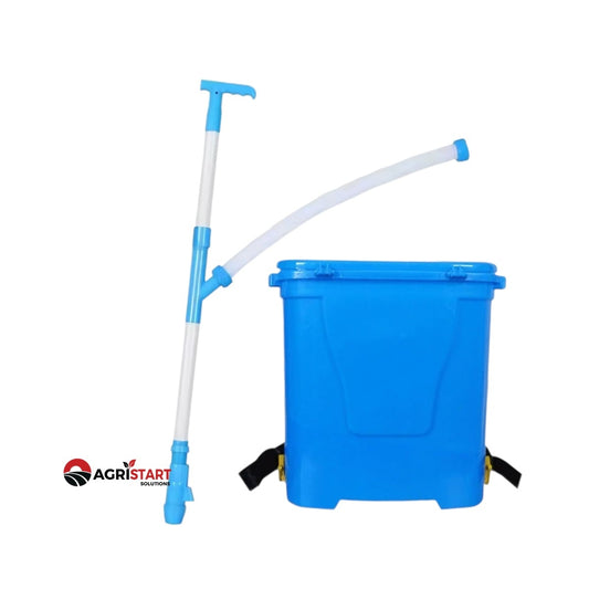 Manual Fertilizer Spreader with 20L Bucket Backpack