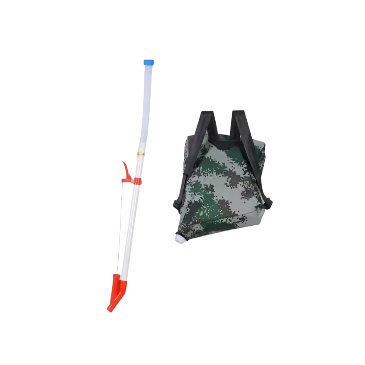 Backpack Fertilizer Spreader with 20KG Capacity | Digital Camo Design