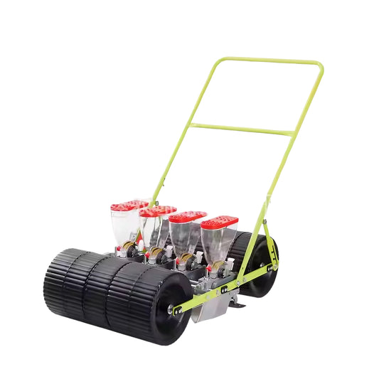 Professional 4-Row Precision Vegetable Seed Planter | Commercial Multi-Row Seeder